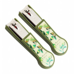 Sevenstar rohelise disainiga k&uuml;&uuml;nek&auml;&auml;rid, 2-osaline, valmistatud Koreas