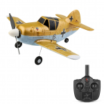 WLtoys A250 RC lennuk 2,4 GHz 4CH RC lennuk 6-teljeline g&uuml;roskoop, liuglennuk Lennum&auml;nguasjad BF109 mudel kollane