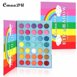 CmaaDu 35 Colors Rainbow Matte lauv&auml;rvi metallist veekindel Glitter lauv&auml;rvipalett