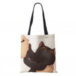 L&otilde;uendist &otilde;lakott Cartoon Cat Women Harajuku Kawaii Taaskasutatud suure mahutavusega vabaaja k&auml;ekott 2022 Ostlemine Kokkupandav kandekott raamatute kott