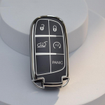 5 nupuga TPU autov&otilde;tme korpuse kate Jeep Renegade Grand Cherokee jaoks Dodge Ram Charger 1500 Challenger Chrysler 300C Journey jaoks