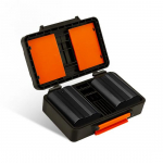 Kaamera aku salvestuskarp SD m&auml;lukaardi &uuml;mbris must