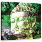 L&otilde;uenditr&uuml;kk Buddha Forest Leaf Nature 30x30 roheline