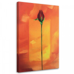 L&otilde;uenditr&uuml;kk Red Rose Flower Nature 40x60 oranž