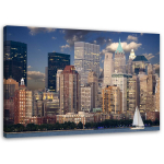 L&otilde;uendiprint New York Skyline 60x40 sinine