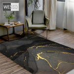 Suur must-kuldne abstraktne vaip elu- ja magamistuppa 150x240cm 1pcs