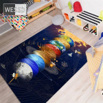 Kosmos Universum Planeet 3D P&otilde;randamatt Vaip Elutuba Suur Suurus Flanell Pehme Magamistoa Vaip 150x240cm 1pcs