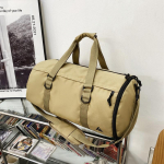 Suure mahutavusega silinder L&uuml;himaa &auml;rireiside hoiustamine Pagasi kott Sport Fitness Bag reisikott 53*29*29cm khaki