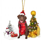 Koerte nimekiri J&otilde;uluehted J&otilde;ulupuu ripatsid Rippuvad Sildid Kaunistus One Size