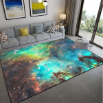 Space Planet vaip T&auml;histaeva vaip elutoas Vaip Illusioon vaip Kodusisustus Magamistoa matt Laste vaip Karvane ala vaip 100cm x 150cm