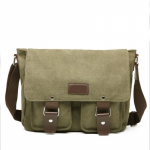 Meeste k&auml;ekott Meeste &otilde;lakott Outdoor Crossbody kott Meeste seljakott, l&otilde;uend Horisontaalne postiljonikott Tudengite vaba aja seljakott One Size armee roheline v&auml;rv