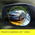 High-definition anti-fog and water-repellent nano anti-dazzle rain-proof film for automobile rearview mirror side 2 pieces of garden