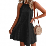 Moodne peokleit, &uuml;hev&auml;rviline, keskmise k&otilde;rgusega riietus XL valge