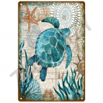 Tiki baari plekk-silt plakat Vintage seinaplakatid metallist silt Dekoratiivne seinaplaat K&ouml;&ouml;k tahvel Metallist vintage dekoori tarvikud 20x30cm