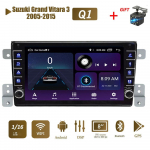2 Din Androidi autoraadio multimeediumivideopleier Suzuki Grand Vitara 3 2005-2015 jaoks koos nupunupuga WiFi 1+16GB 1+16GB