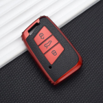 TPU auto kaugjuhtimispuldi v&otilde;tme&uuml;mbrise kate Volkswagen VW Magotan Passat B8 Golf jaoks Skoda Superb A7 Smart 3 nupuga auto kaunistuseks