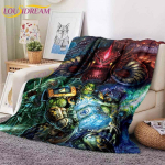 World of Warcrafti tekid Klassikalised m&auml;ngutekid Kunstitr&uuml;kiga tekid Flanellistekid voodidiivanile peotekid lastele t&auml;iskasvanutele m&otilde;eldud kingitus 150x180cm