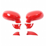 Auto tahavaatepeegli korpuse dekoratiivkate Dodge Challengerile 2009 ja uuematele ABS v&auml;liskujunduse tarvikud punane