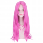 70cm Jojo Bizarre Adventure Kuldne Tuul Diavolo Roosa Pikk kuumakindel s&uuml;nteetiline juustega Parukas Anime Cosplay Kost&uuml;&uuml;m Parukad 70cm roosa