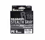 Seaguar PE Line R18 Seabass 200m Suurus 0,6 11lb Stealth Grey (8283) hall v&auml;rv