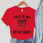 Saarma T-s&auml;rgid Naiste Harajuku Loomade topid Suvine kuum soodusm&uuml;&uuml;k Vintage prillid Naiste riided See on minu saarma s&auml;rk naistele XS