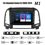 8-tolline autoraadio multimeediumipleier Hyundai Santa Fe 2006-2012 jaoks koos nupunupuga Android 2 Din stereo GPS-peaseade 1+32 GB 1+32GB