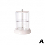 360 kraadi p&ouml;&ouml;rlev l&auml;bipaistev mitmekihiline salvestushaldur Pad Storage Box Kosmeetikatoodete hoiukarp