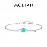 Modian 925 Sterling Silver elegantne ristk&uuml;likukujuline turmaliin k&auml;ev&otilde;ru Moe l&uuml;likett naistele pulmaehted kingitused h&otilde;be