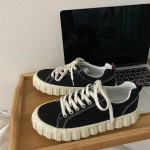 Naiste tossud Kawaii jalatsid Mood Vulkaniseeritud Harajuku Flats Sport vabaajajooks Athletic Spring 35 must