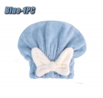 Super imav vannim&uuml;ts Naiste kiirelt kuivav m&uuml;ts Armas vibuprintsess k&auml;ter&auml;tikuivati ​​vannim&uuml;ts Kuivad juuksed M&uuml;ts Vannitoa tarvikud sinine