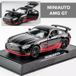 1/32 Scale Benz AMG GTR sportautomudel M&auml;nguasi auto survevalu sulamist automudel Tagasit&otilde;mmatavad S&otilde;idukid M&auml;nguasjad v&auml;ikelastele Lastele Poistele T&uuml;drukutele Kingitus 1/32-15x6.5x4.3cm punane/must