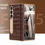 Luksuslik ehtsast nahast &uuml;mbris Samsung Galaxy Z Fold 5 Nappa kate jaoks Galaxy Z Fold 4 Stand p&otilde;rutuskindel kaitsekate Galaxy Z Fold5