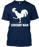 Chicken Man Rooster Standard Unisex T-s&auml;rk S