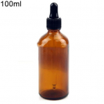 Mini 10-100 ml merevaigukollane klaasreaktiiv vedel pipetiga t&uuml;hi pudeli silmatilk 100ML