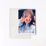 10 tk kaardihoidja, ilus foto&uuml;mbris, v&auml;rviline laserl&auml;bipaistev plastkaardihoidja Pop Stari foto&uuml;mbris