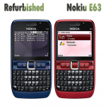 Renoveeritud Nokia originaal Nokia E63 lukustamata 3G mobiiltelefon No charger sinine