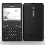 Renoveeritud Nokia Originaal Nokia Asha 210 2013 Mobiiltelefon 2 SIM-kaardiga Dual SIM No charger must
