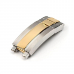 9 mm roostevabast terasest kokkupandav pandlaga liuglukk sobib Rolexi jaoks allveelaeva jaoks Oysterflexi jaoks Daytona jaoks GMT kellarihma jaoks D Middle Gold 9mm with logo