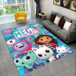 Armas Gabbys Dollhouse multifilmi vaibavaip kodu elutuppa magamistoa diivani uksemati sisekujundus, laste m&auml;nguala vaip libisemiskindel p&otilde;randamatt 100x150cm