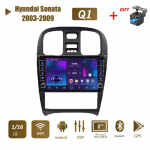 icreative Android WIFI Hyundai Sonata 2003-2009 jaoks koos nupunupuga autoraadio Multimeedia videopleier 2 din GPS Autoraido 1+16GB 1+16GB