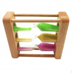 1+3+ Puidust klaasist liivakell Kodukaunistuste kingitus