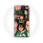 Samsung Galaxy J3 2017 &uuml;mbris Squid Game Fanart tegelaskuju plakat
