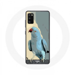 Samsung Galaxy A41 Case Parakeets Papagoid Sinine