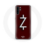 Coque pour Huawei P30 Ozark Saison 4 Logo Z Blanc Fond Rouge