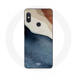 &Uuml;mbris Xiaomi Redmi Note 5 Pro abstraktse tekstuuriga tausta jaoks