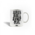 Mug en C&eacute;ramique la citation a toujours un plan de secours always have a backup plan