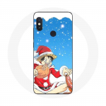 &Uuml;mbris Xiaomi Redmi Note 5 AI kahe kaameraga Anime One Piece Luffy Christmas Day 2023 jaoks