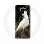 &Uuml;mbris Samsung Galaxy A8 Plus valgetele kakaduudele, papagoidele puu otsas