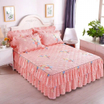 Tihendavad voodipesukomplektid Kodused v&auml;rvilised voodikatted/padjap&uuml;&uuml;rid Magamistoa komplekt Queen t&auml;issuuruses voodiraam Armas voodiseelik 3pcs 120x200cm
