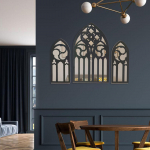 3 t&uuml;kki gooti peeglid seinakaunistused Dekoratiivsed peeglid, barokk, dekoratiivkaarega Style A